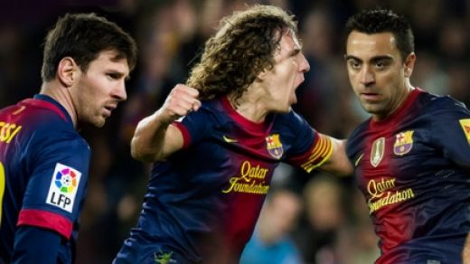 „Barcelona” pagarinās līgumus ar trim futbolistiem - Mesi, Pujolu un Ksavi