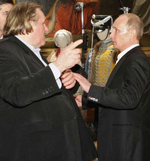 Depardjē šonakt ar Putinu 
