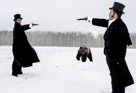Intars Busulis kā Puškins. Artūrs Skrastiņš kā Oņegins. Un atklāsmes par mīlestību - VIDEO