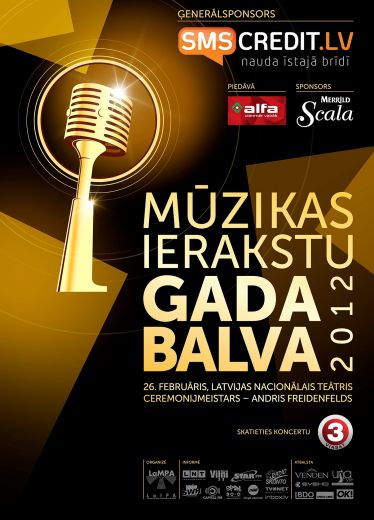 Mūzikas ierakstu Gada balvas ceremonija būs skatāma tiešraidē internetā