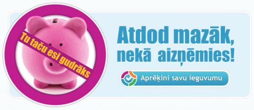 Tikai viens uzņēmums Latvijā piedāvā - Atdot mazāk, nekā Aizņemties!