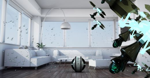 Lidojošu robotu spiets mājokļa uzkopšanai atzīts par labāko Electrolux Design Lab 2013 ideju