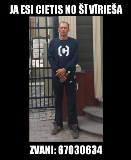 FOTO: policija aizturējusi rūdītu laupītāju. IESAKĀM, LAI CIETUŠIE ATPAZĪTU!