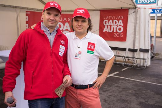FOTO: Latvijas Gada auto testa diena pie Mola