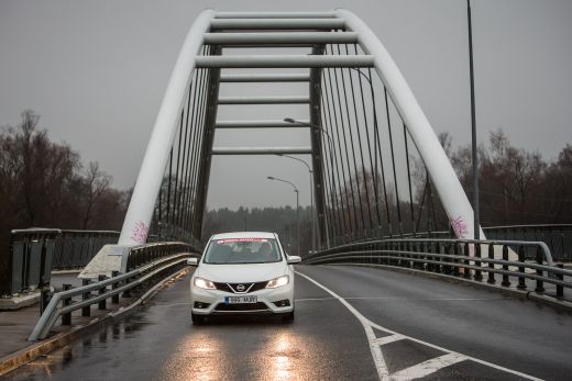 FOTO: Viens no astoņiem Latvijas Gada Auto 2015 finālistiem – Nissan Pulsar