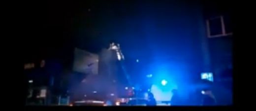 VIDEO: Lielām liesmām deg MAXIMA Maskavas ielā