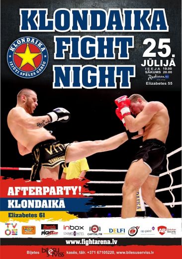 Jau šonedēļ notiks cīņu šovs “Klondaika Fight Night”
