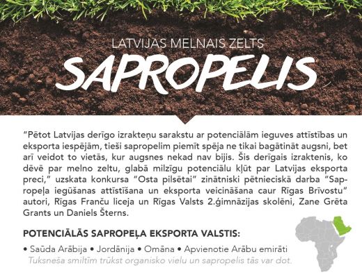 INFOGRAFIKA: Latvijas melnais zelts – SAPROPELIS
